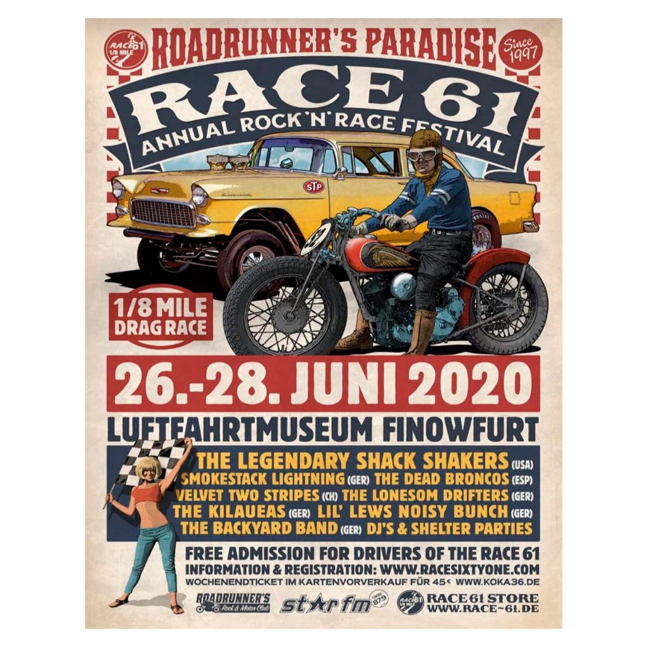 Race 61 Poster Festival Plakat 2020 offz.