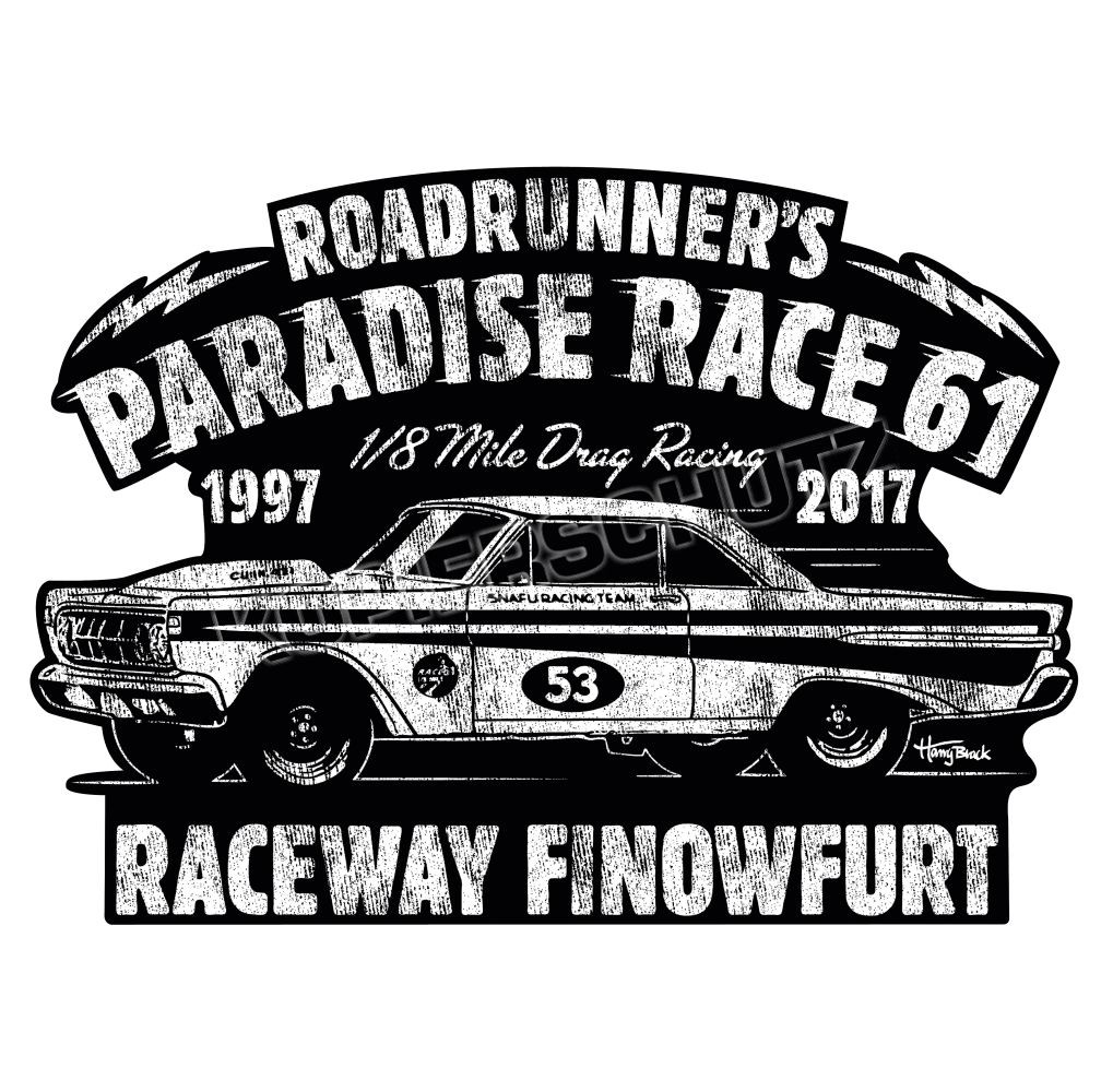Race 61 Aufkleber Sticker 1/8 Mile Drag Racing 53