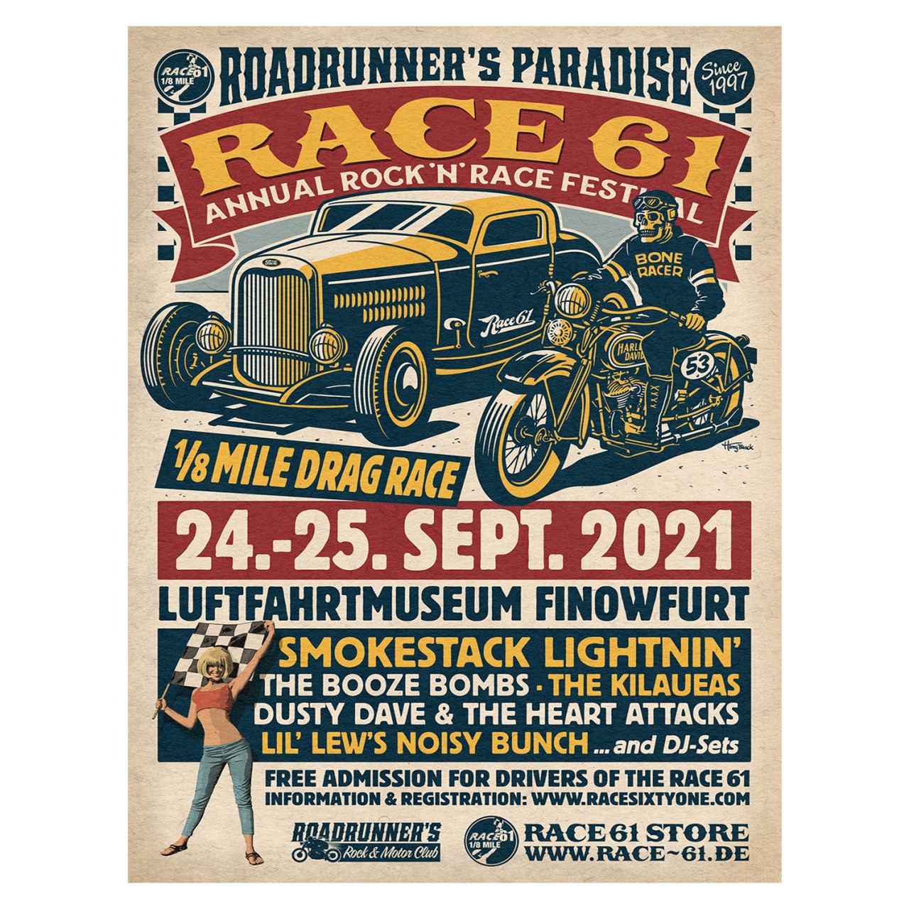 Race 61 Poster Festival Plakat 2021 offz.