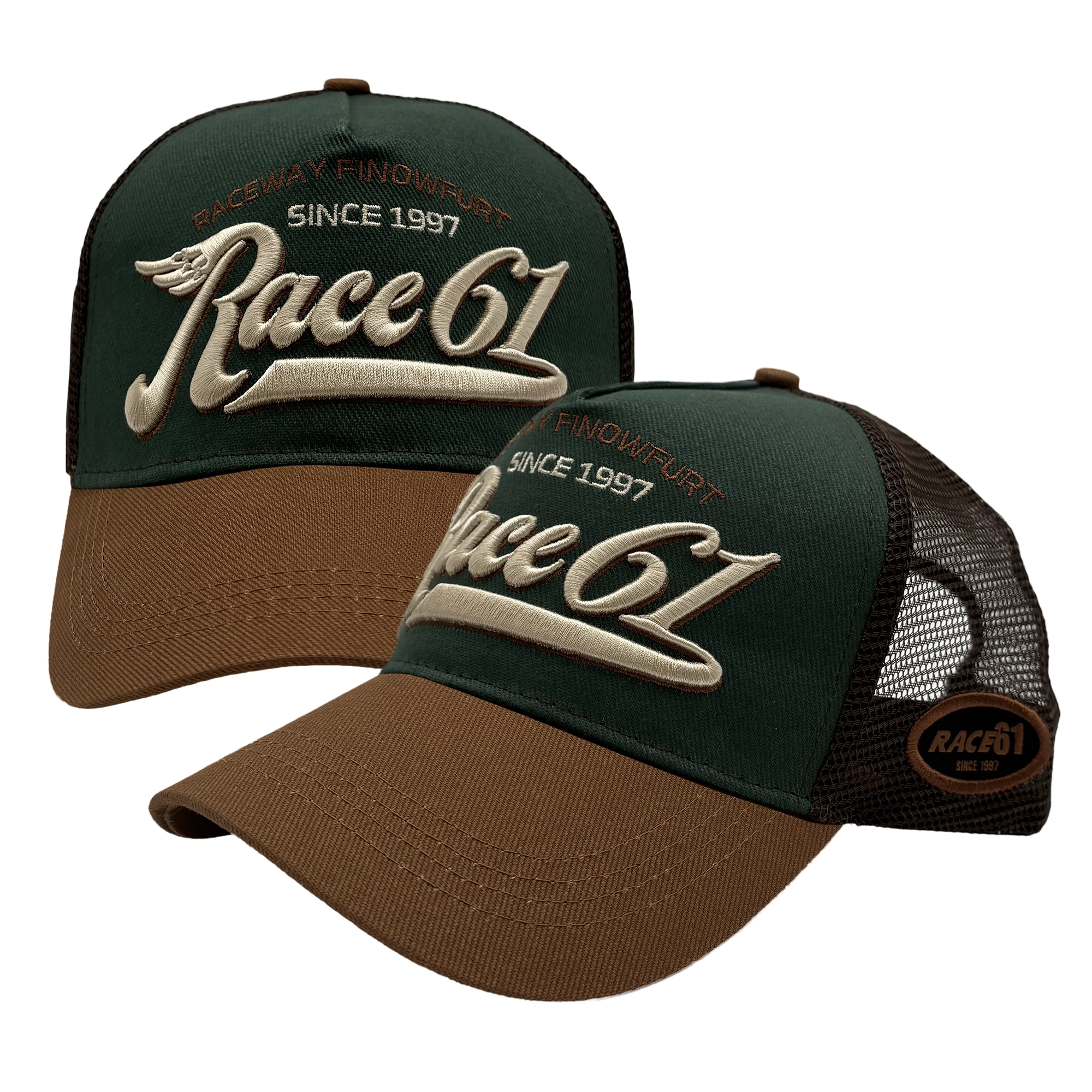 Race 61 Trucker Cap Logo mit Stick