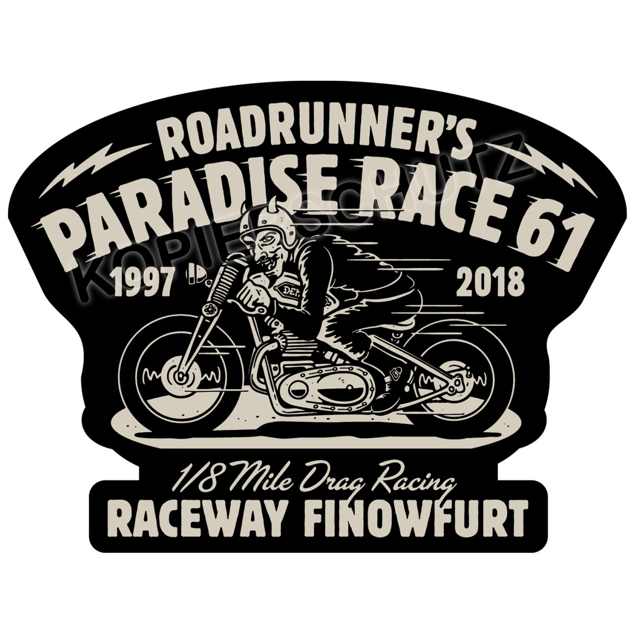 Race 61 Aufkleber Sticker 1997-2018