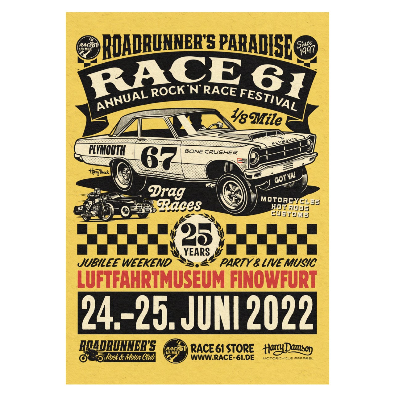 Race 61 Poster Festival Plakat 2022 offz.