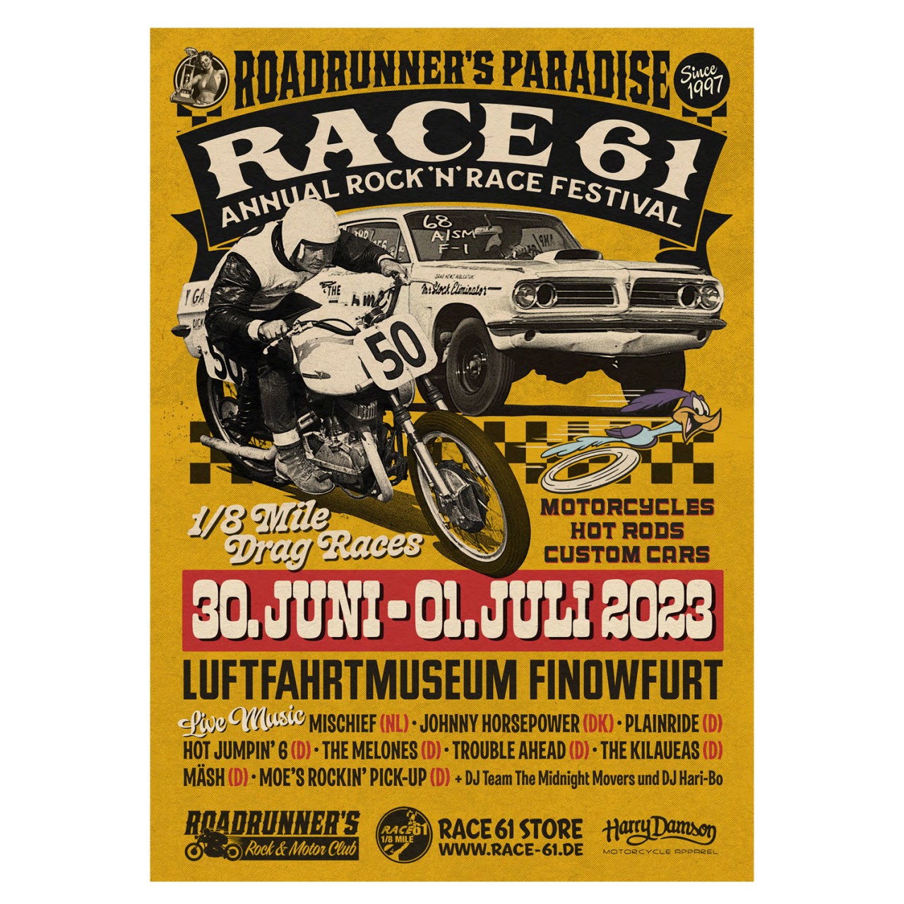 Race 61 Poster Festival Plakat 2023 offz.